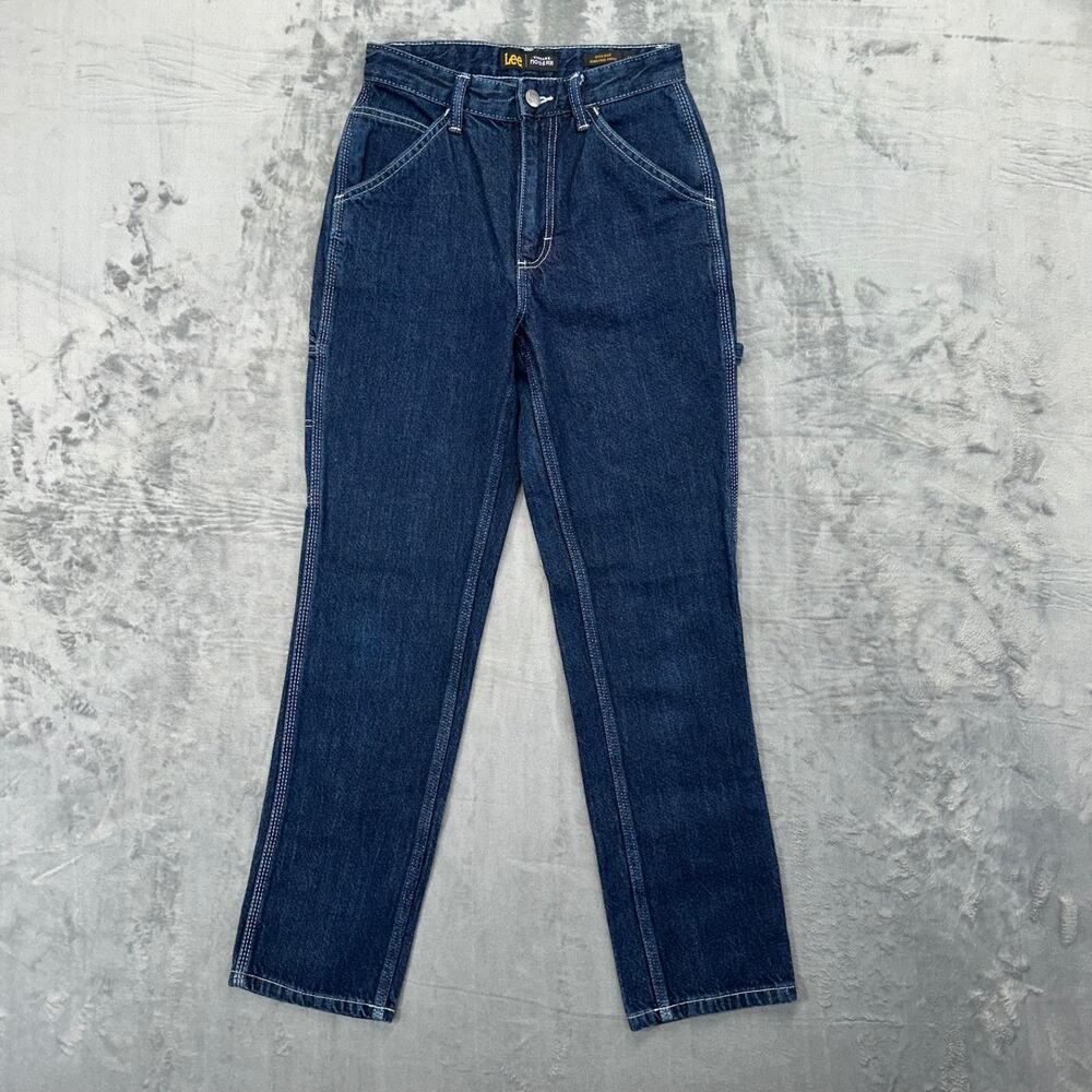Lee Vintage Modern Women's‎ High Rise Dungaree Jeans 24 Blue